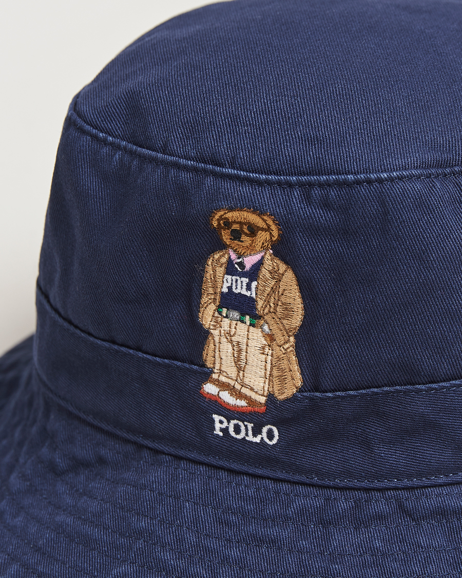 Heren | Polo Ralph Lauren Loft Bucket Bear Hat Newport Navy | Polo Ralph Lauren | Loft Bucket Bear Hat Newport Navy