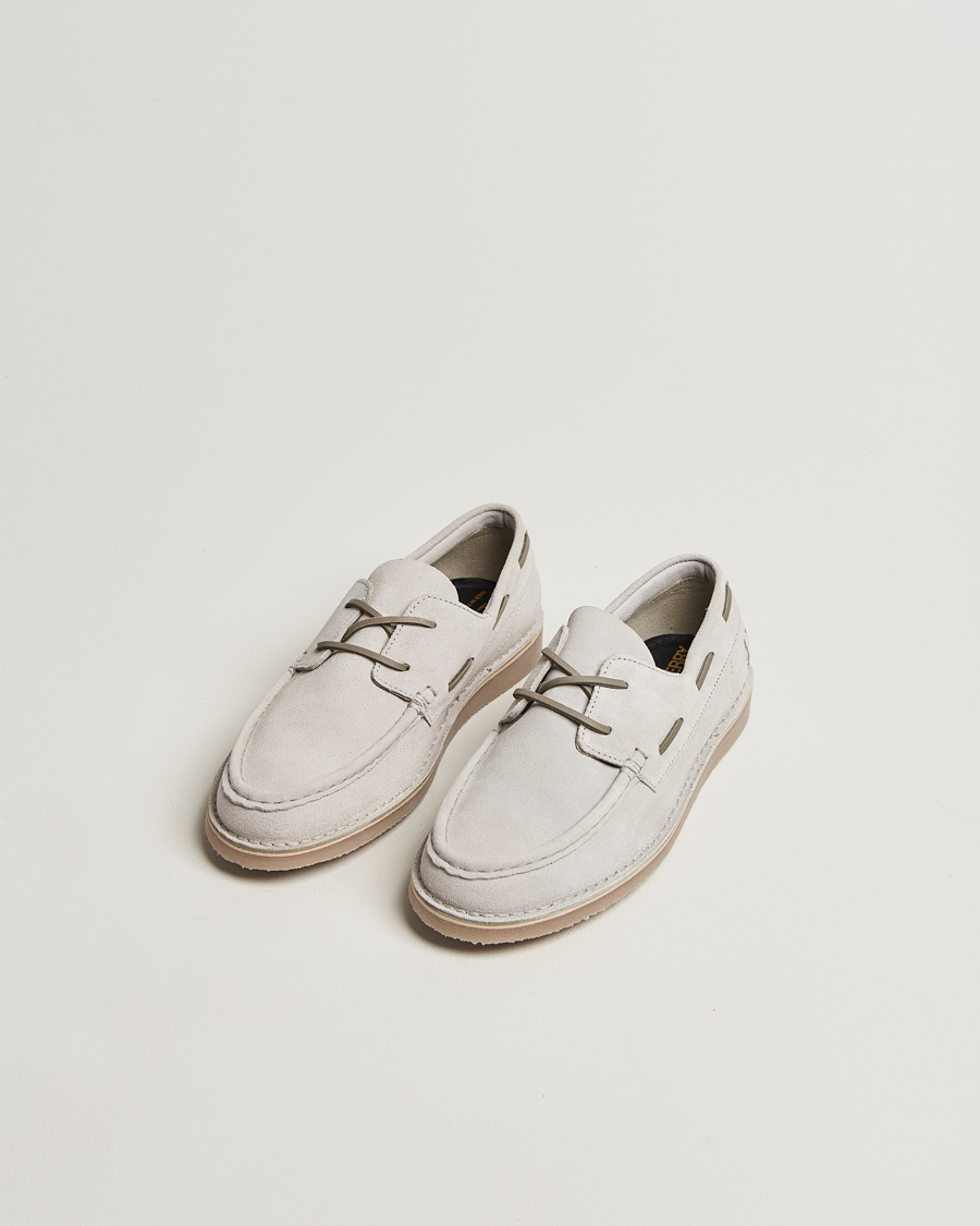 Heren | Instappers | Fred Perry | Meaden Suede Loafer Light Oyster