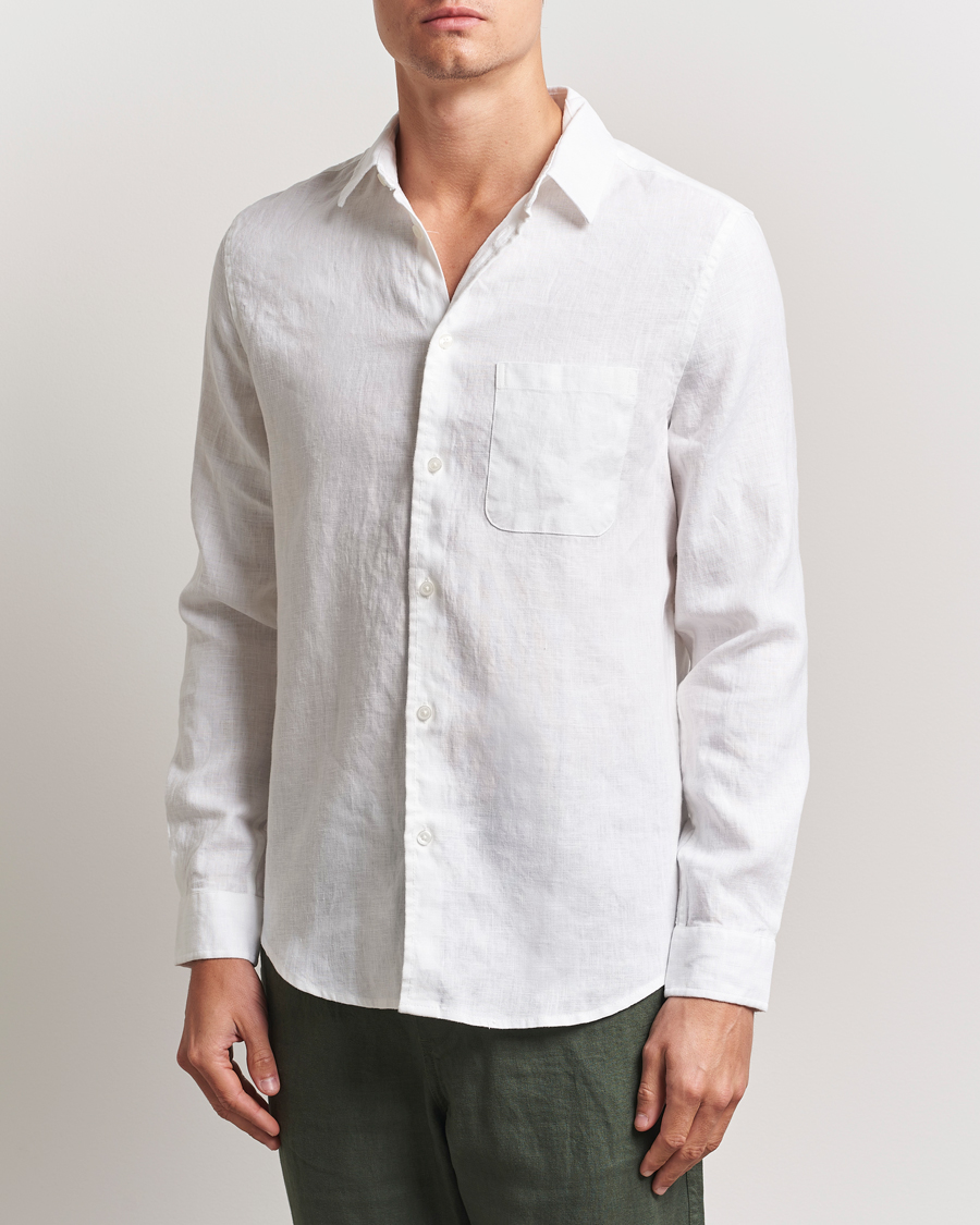 Homme | Chemises | Samsøe Samsøe | Liam Linen Shirt White
