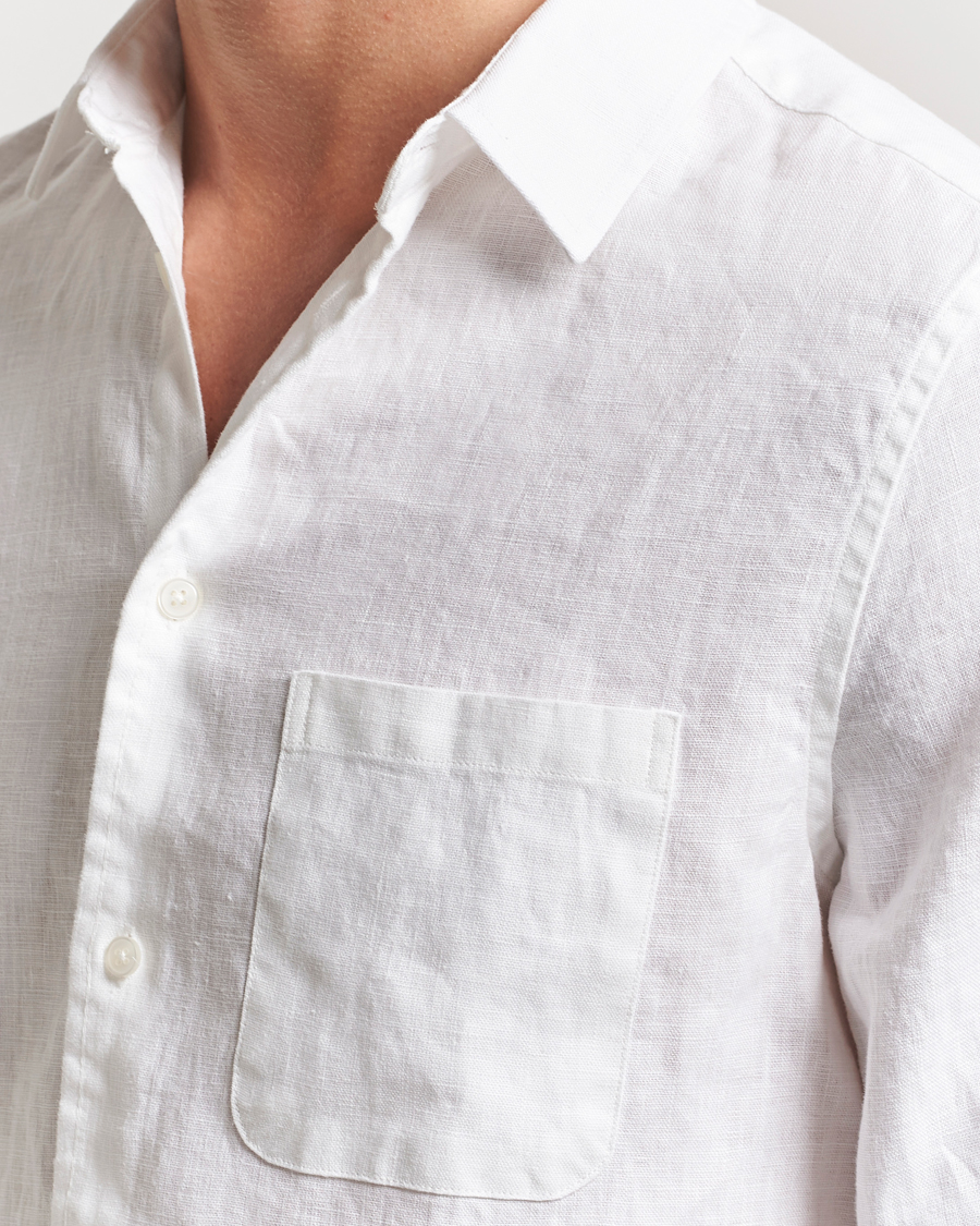 Homme | Chemises | Samsøe Samsøe | Liam Linen Shirt White
