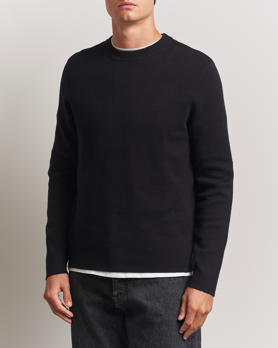 Heren | Truien | Samsøe Samsøe | Niklas Crew Neck Sweater Black