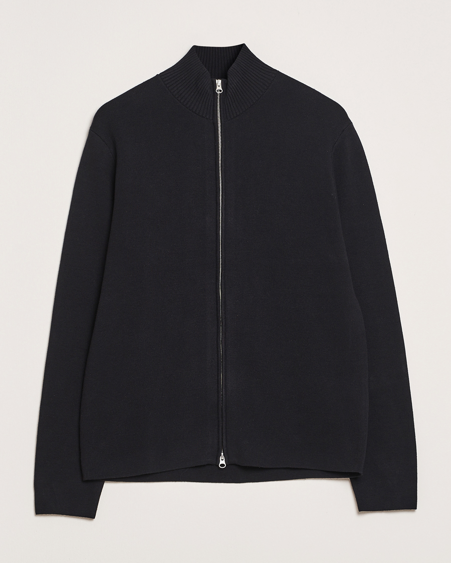 Homme | Pulls Et Tricots | Samsøe Samsøe | Niklas Full Zip Sweater Black