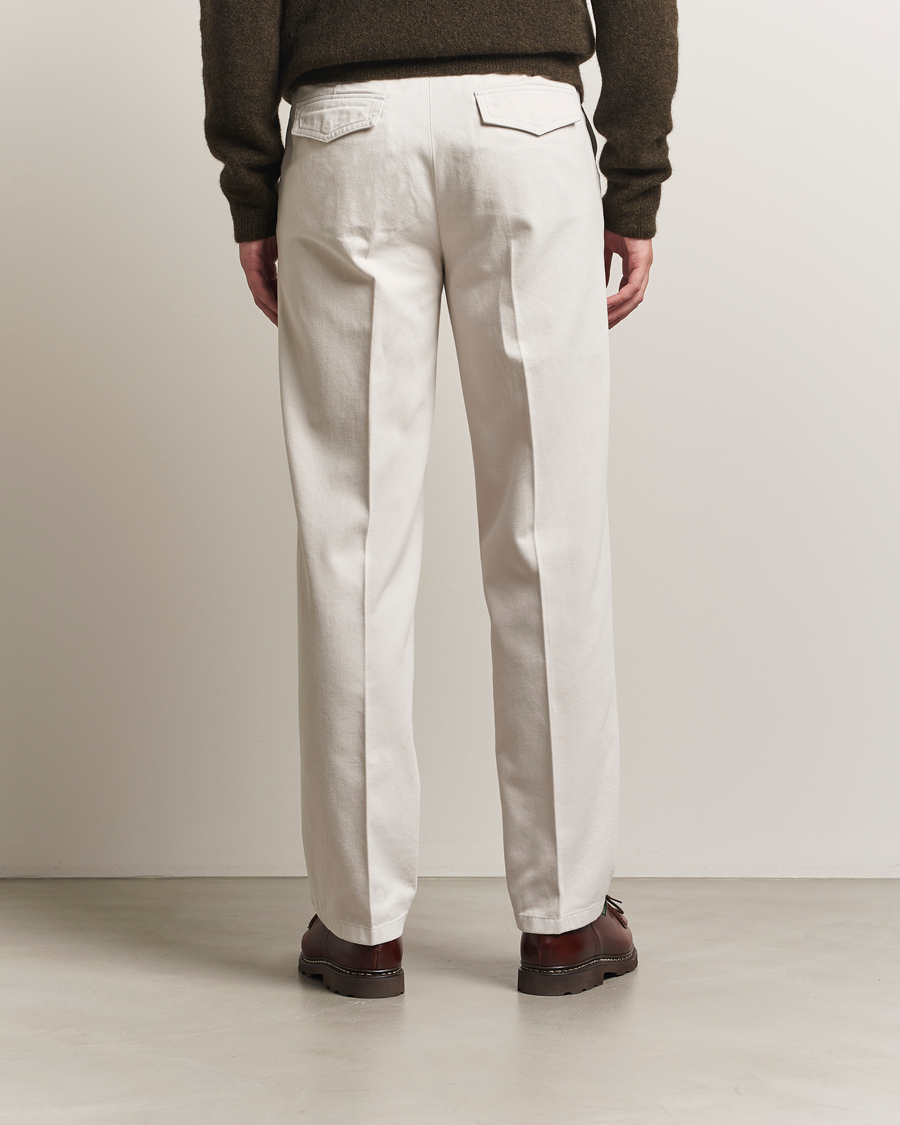 Heren | Broeken | Filippa K | Cotton Chino Trousers Chalk Grey
