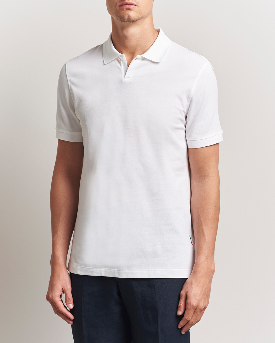 Heren | Polo's | Orlebar Brown | Bruno Organic Cotton Pique White
