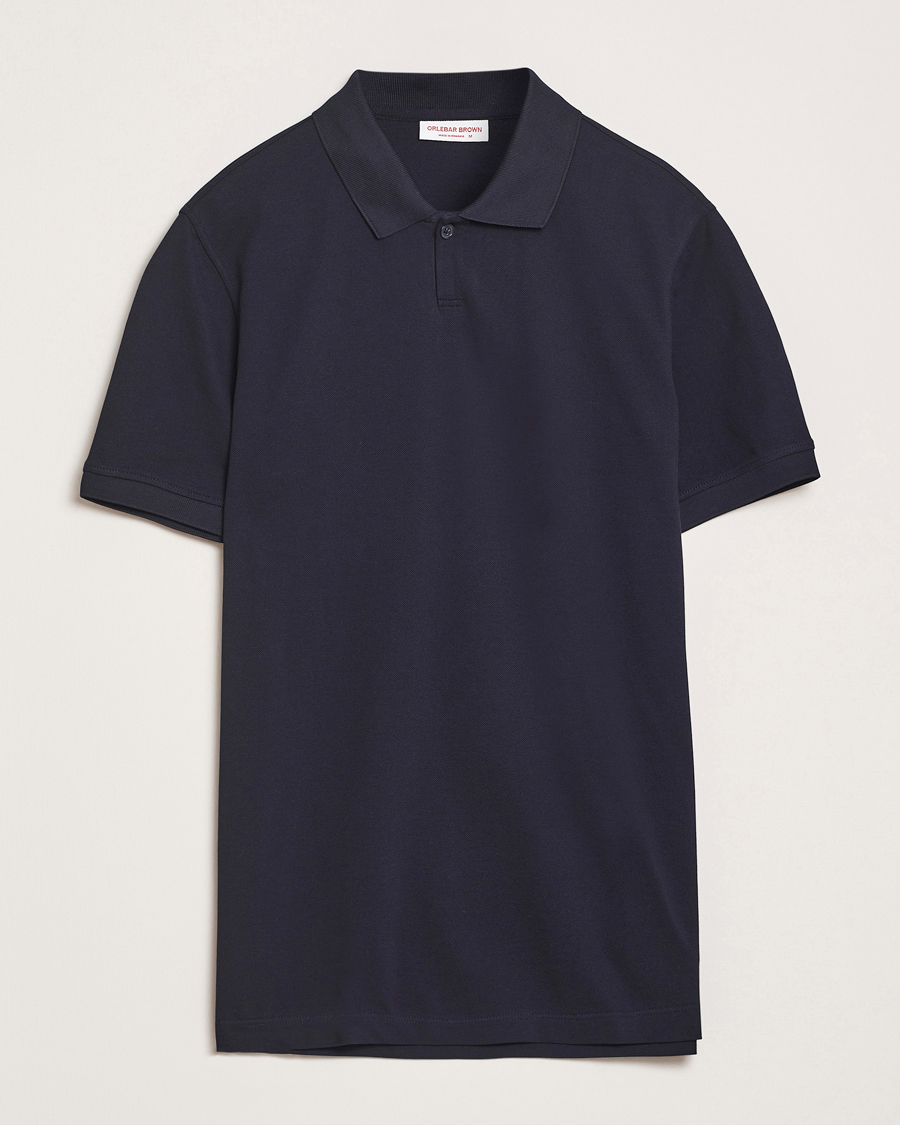 Heren | Polo's | Orlebar Brown | Bruno Organic Cotton Pique Night Iris