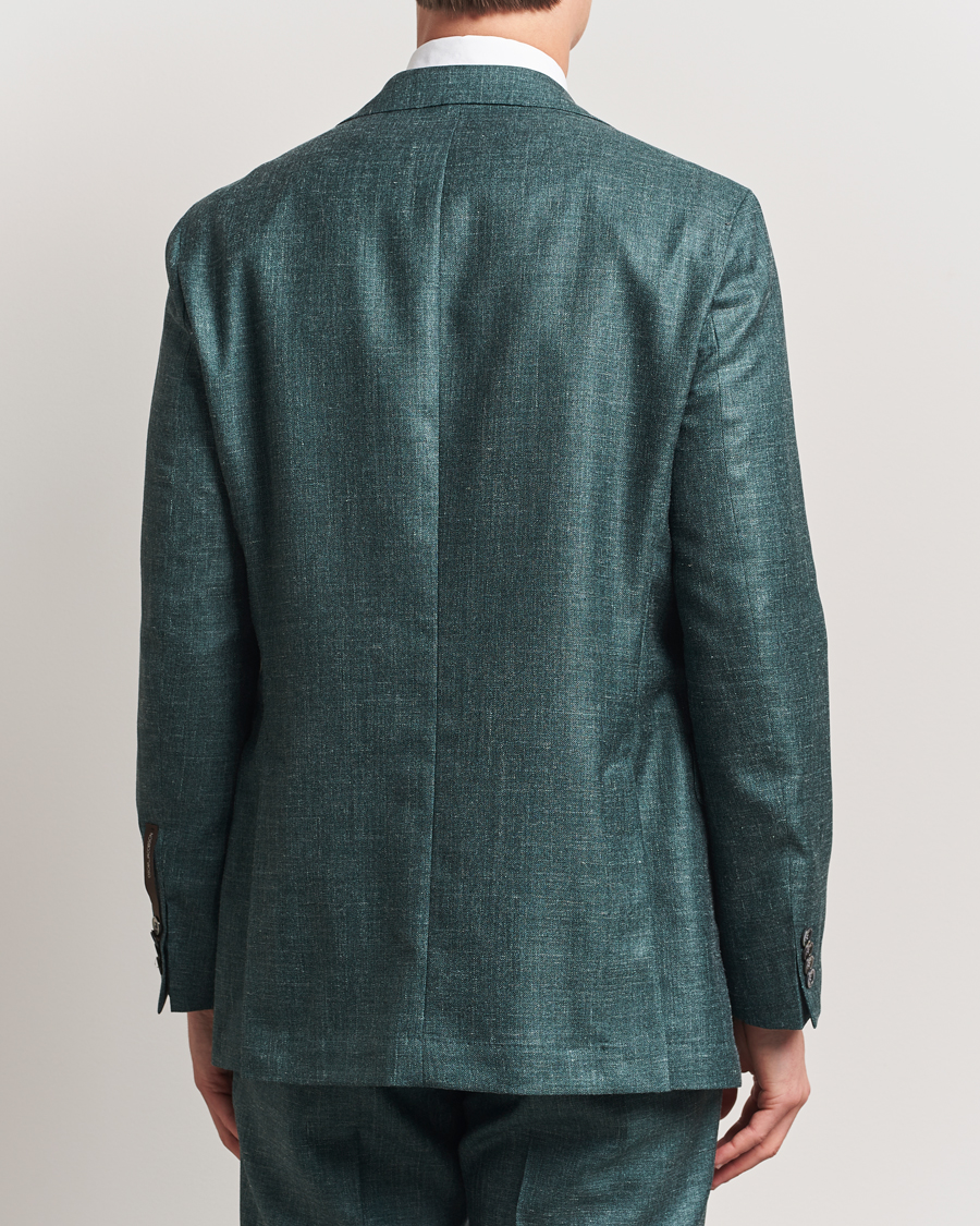 Homme | Blazers | Oscar Jacobson | Fellow EVO Wool/Silk/Linen Blazer Green