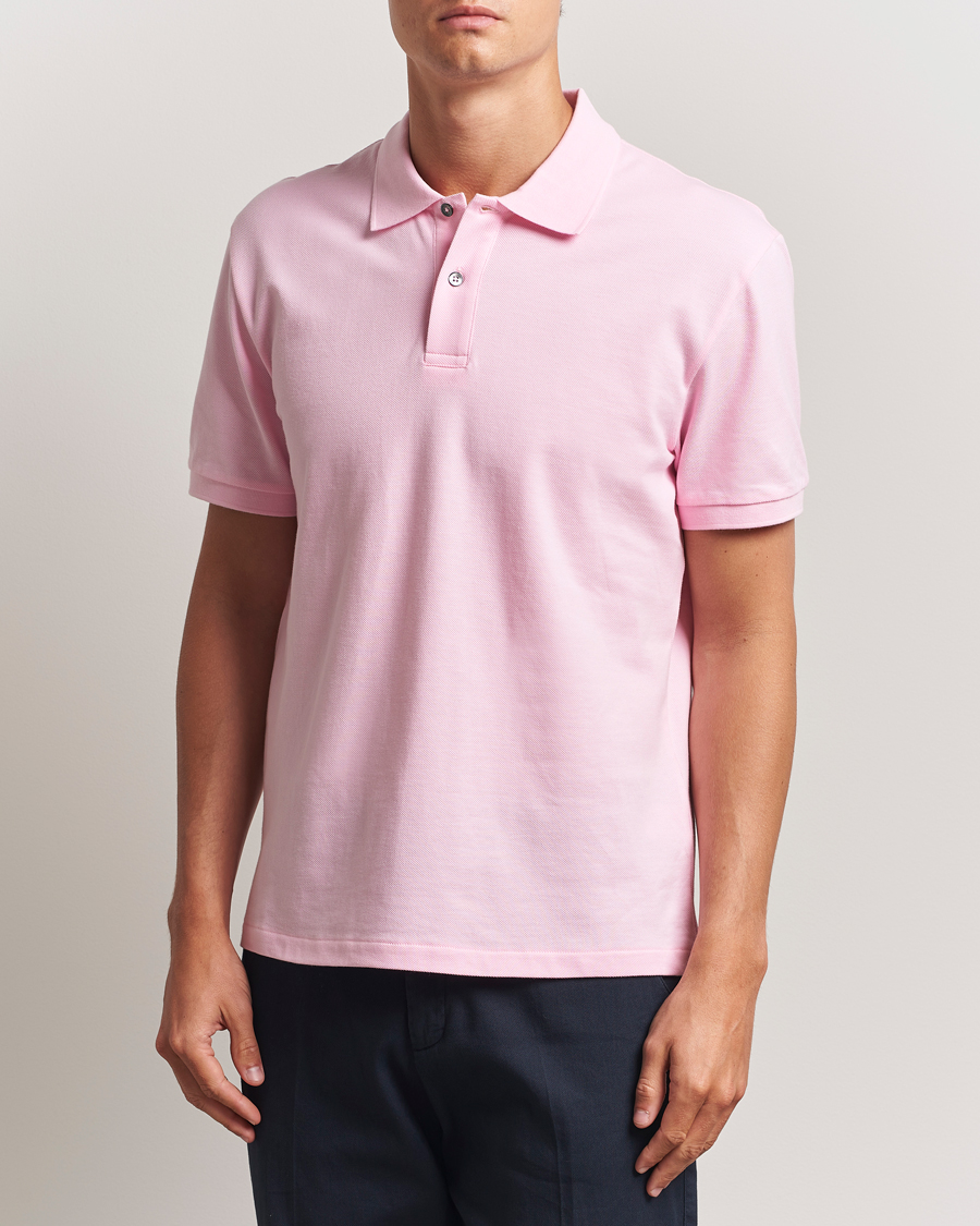 Homme | Polos | Oscar Jacobson | Alex Cotton Polo Pink