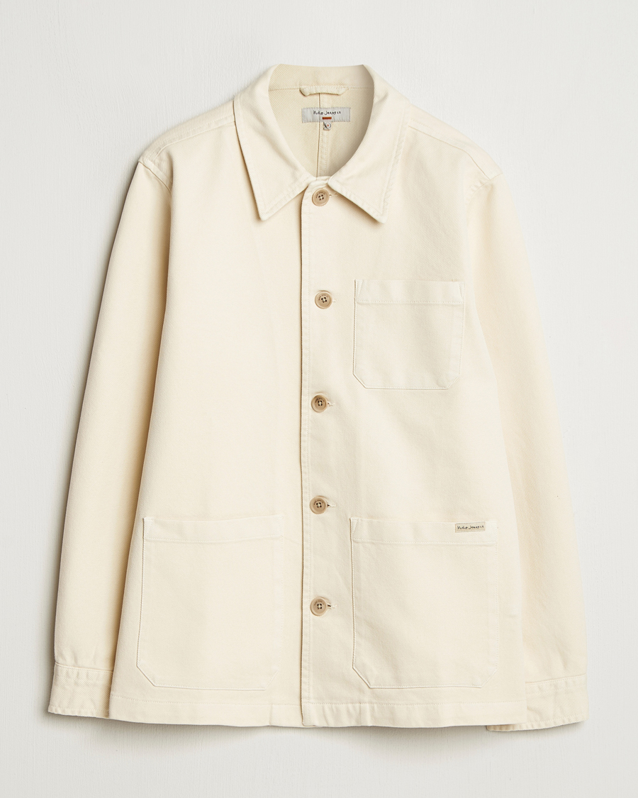 Homme | Chemises | Nudie Jeans | Barney Worker Overshirt Ivory