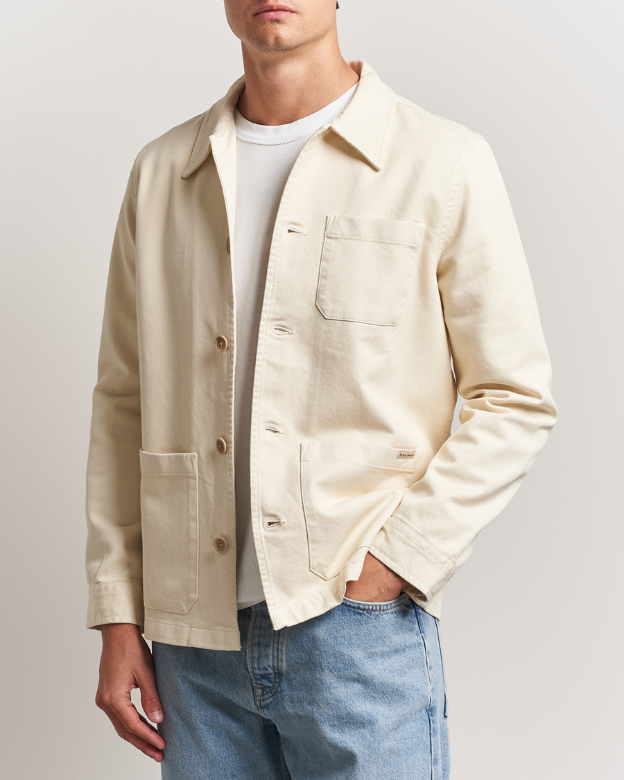 Homme | Chemises | Nudie Jeans | Barney Worker Overshirt Ivory