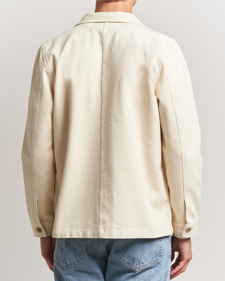 Homme | Chemises | Nudie Jeans | Barney Worker Overshirt Ivory