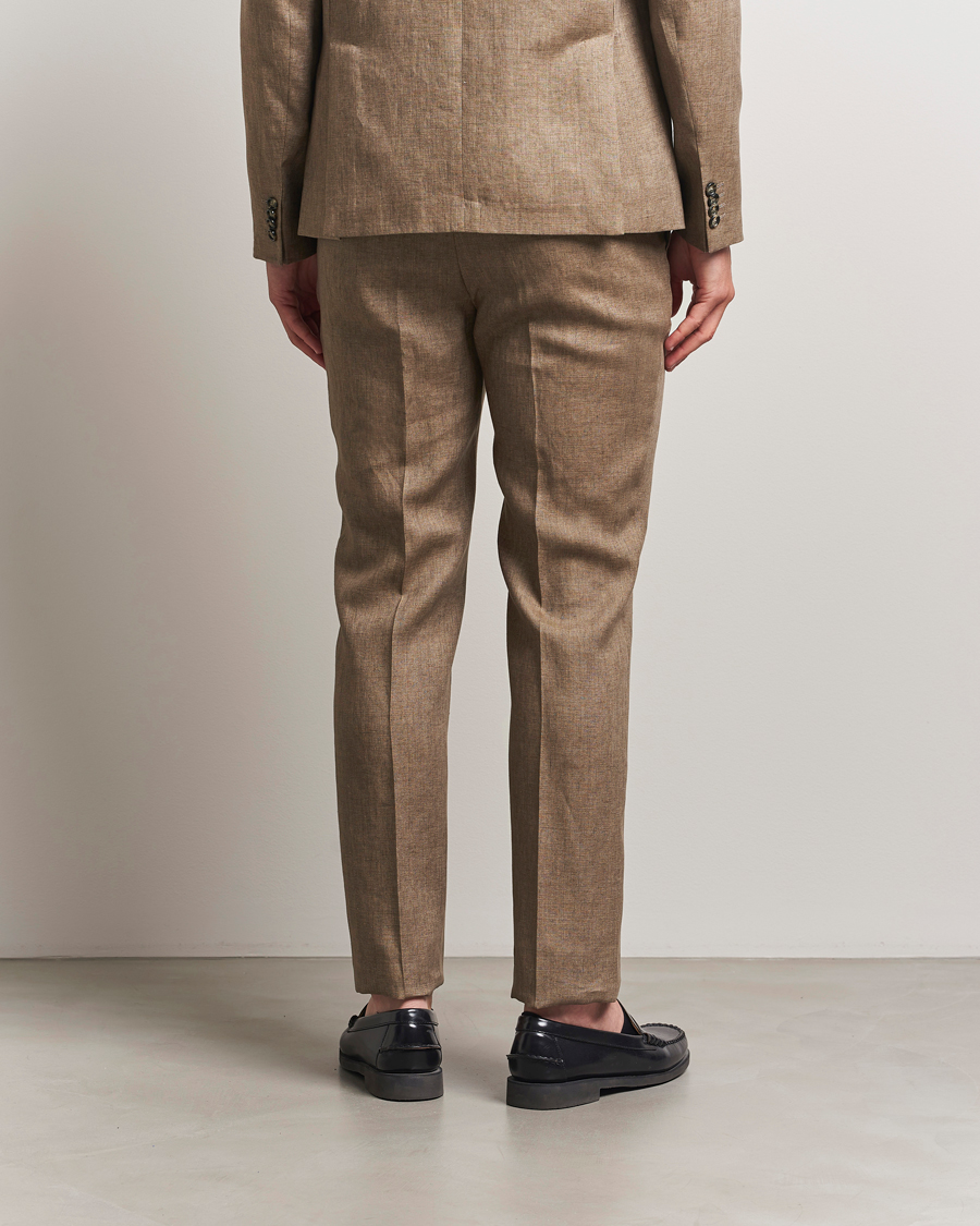 Homme | Pantalons | J.Lindeberg | Lois Super Linen Pants Nutmeg