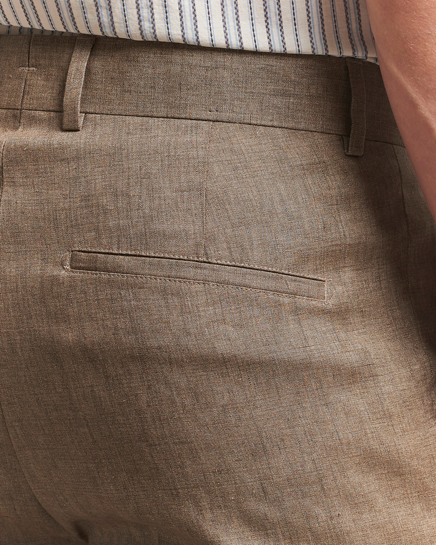 Heren | Broeken | J.Lindeberg | Lois Super Linen Pants Nutmeg
