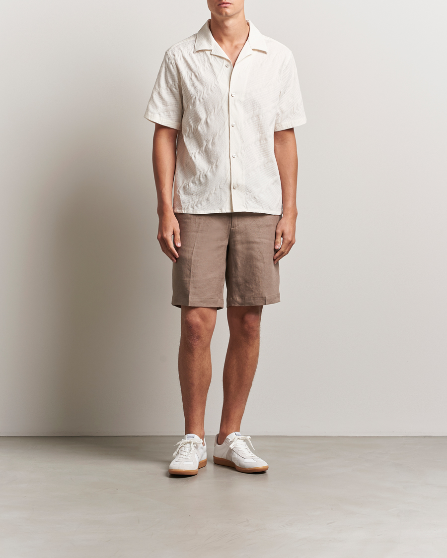 Homme | Chemises | J.Lindeberg | Donso Stretch Texture Shirt Moonbeam