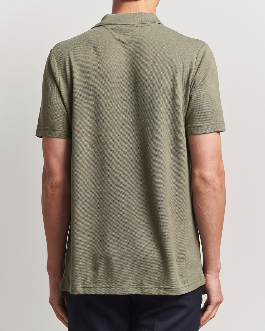 Homme | Polos | NN07 | Paul Cotton/Lyocell Polo Capers Green
