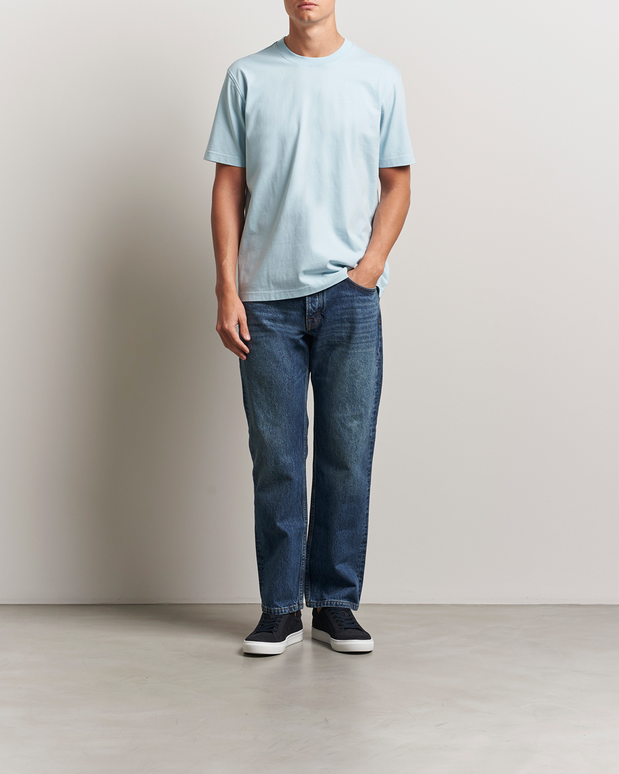 Homme | T-shirts | NN07 | Adam Logo Crew Neck T-Shirt Winter Sky
