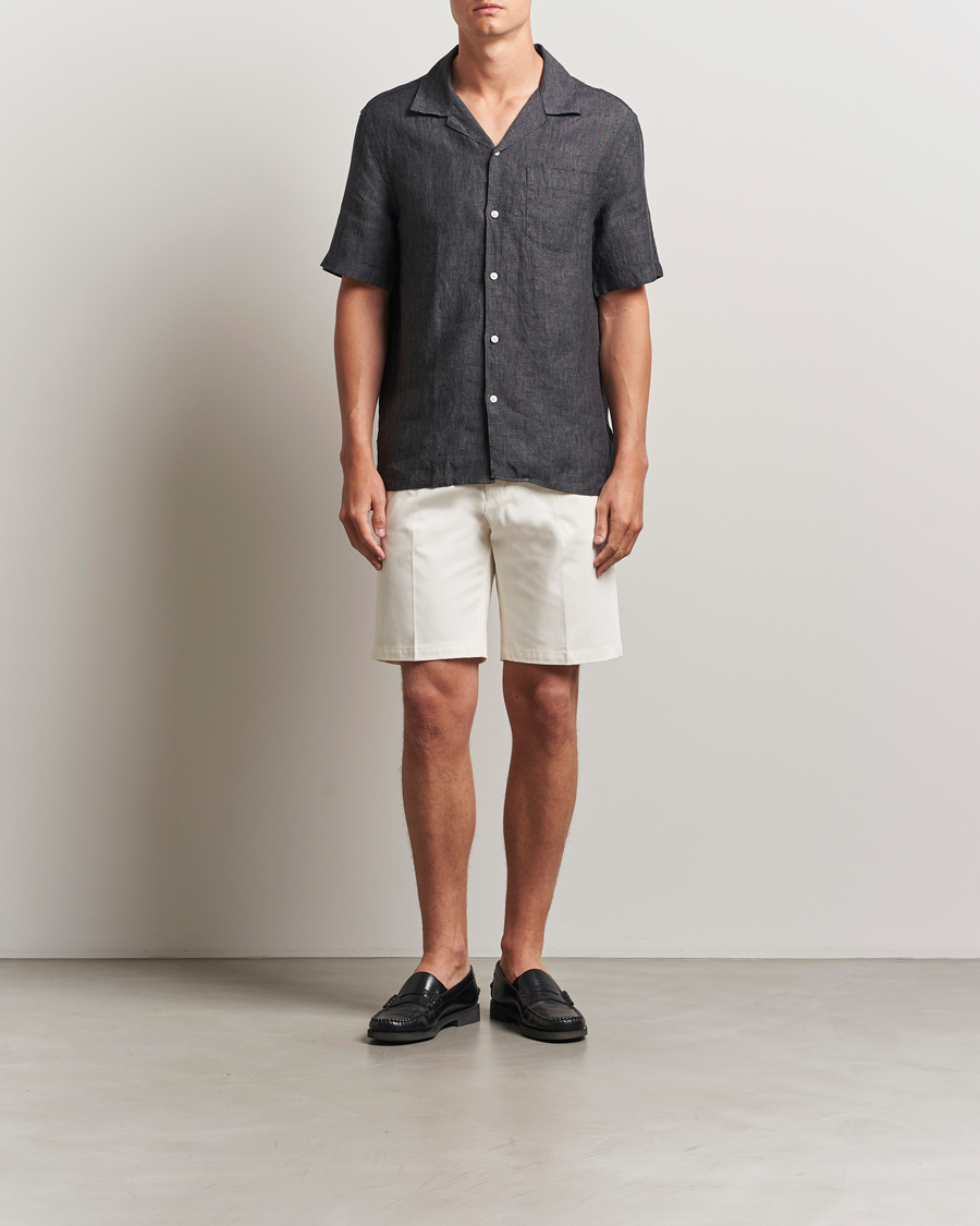 Homme | Shorts | Tiger of Sweden | Tenut Cotton Shorts Soft White