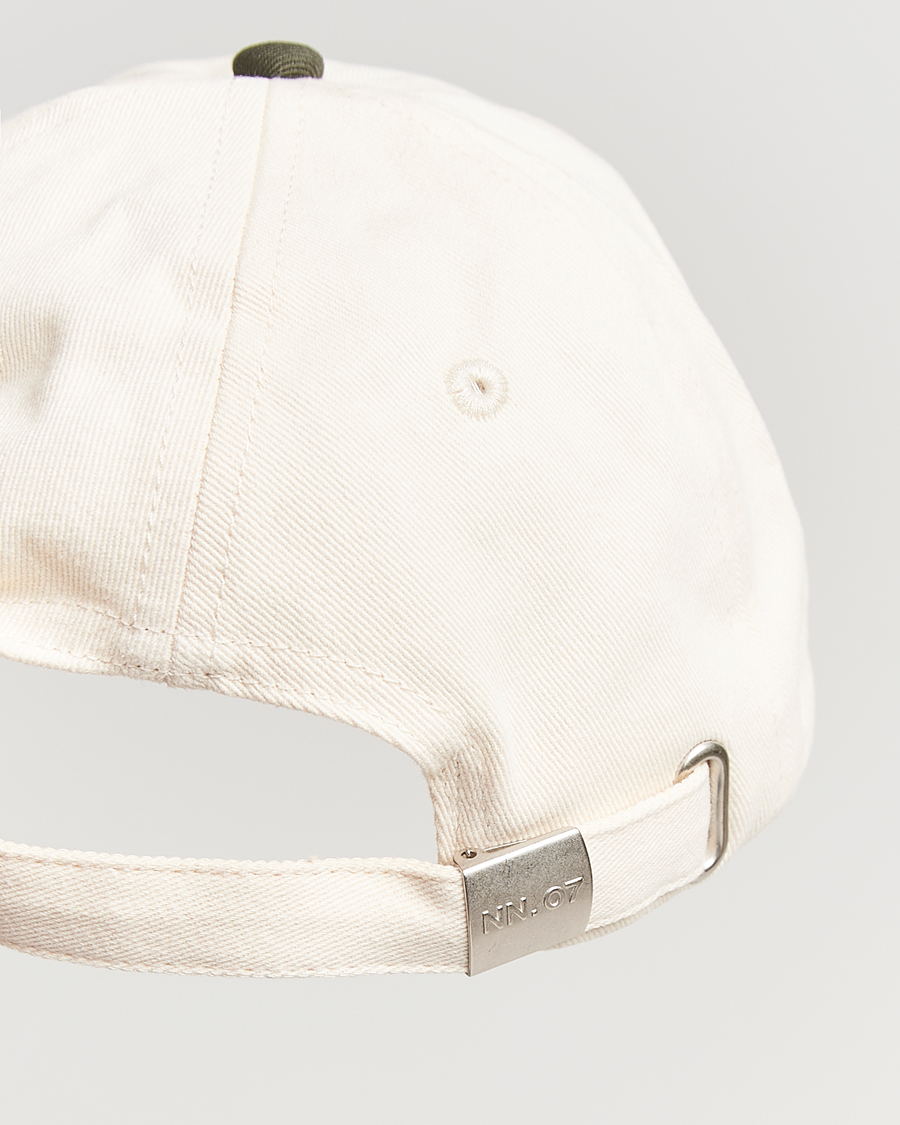 Homme | Bobs Et Casquettes | NN07 | Logo Cap Croc Green/Off White