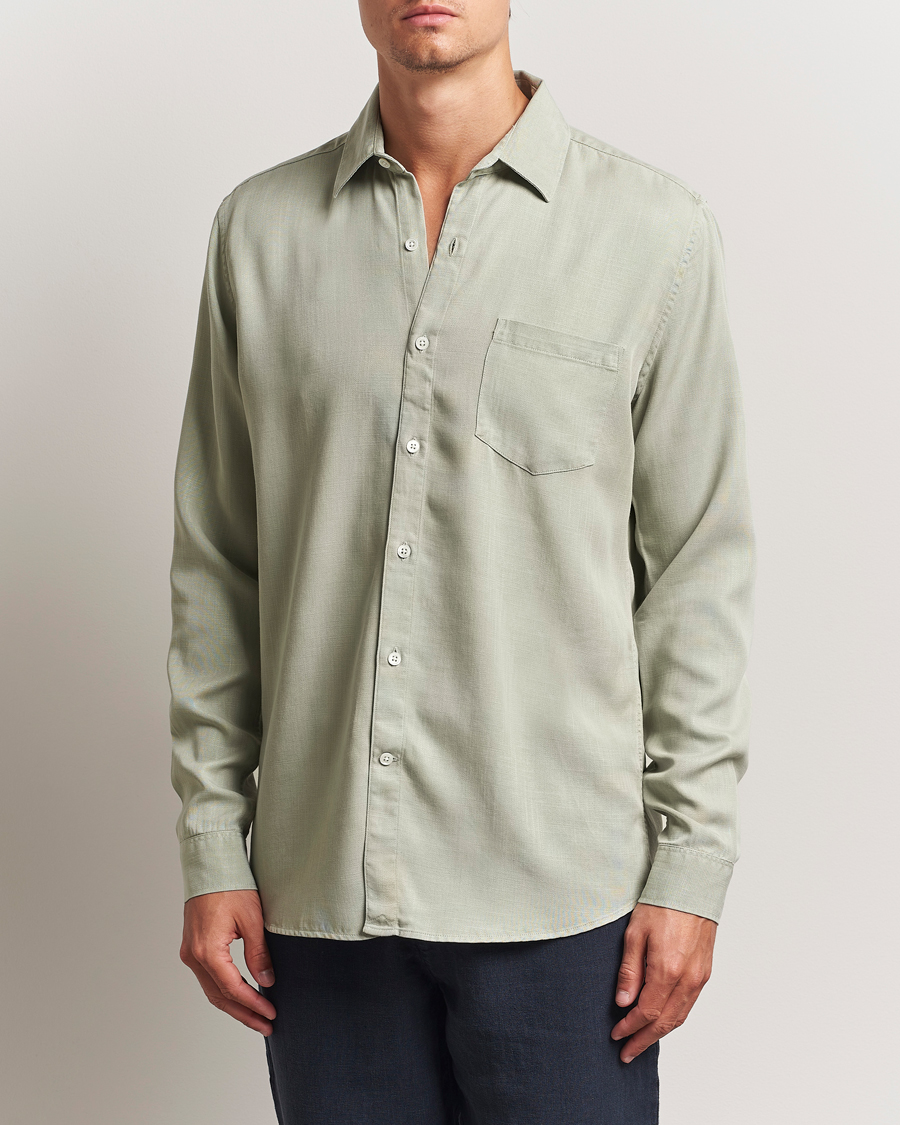 Homme | Chemises | A Day's March | Daintree Lyocell Shirt Seagrass