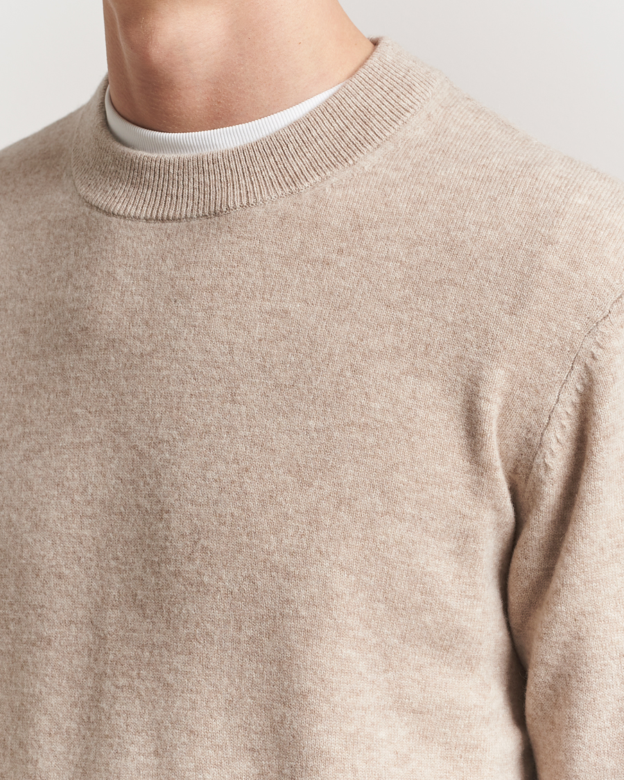 Heren | Truien | A Day's March | Marlow Cashmere Blend Sweater Sand