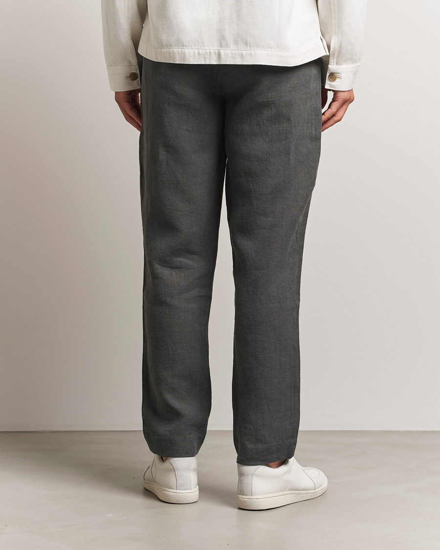 Homme | Pantalons | A Day's March | Madu Linen Trousers Olive