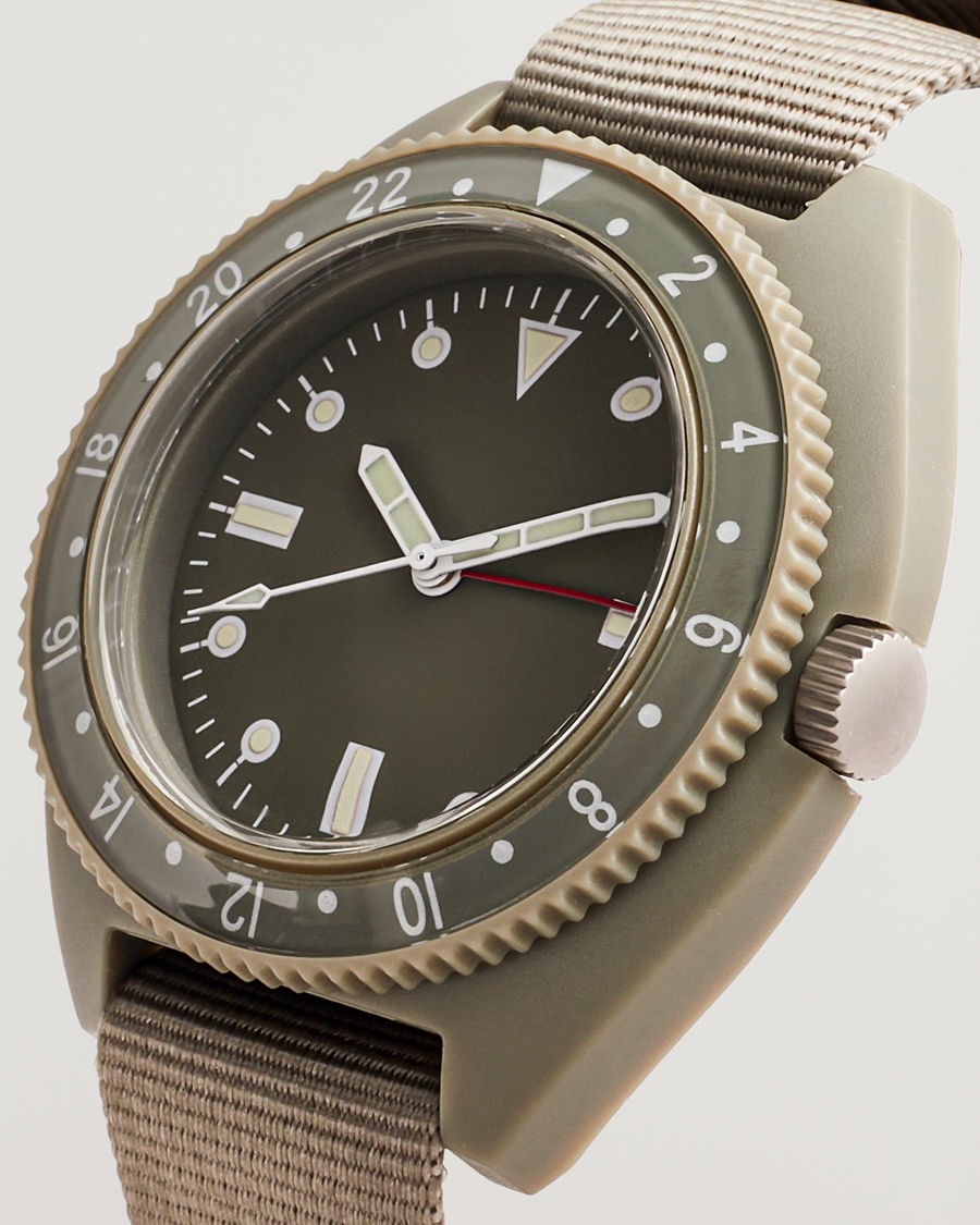 Heren | Stoffen band | BEAMS PLUS | Type-P24 Utility Watch Sage