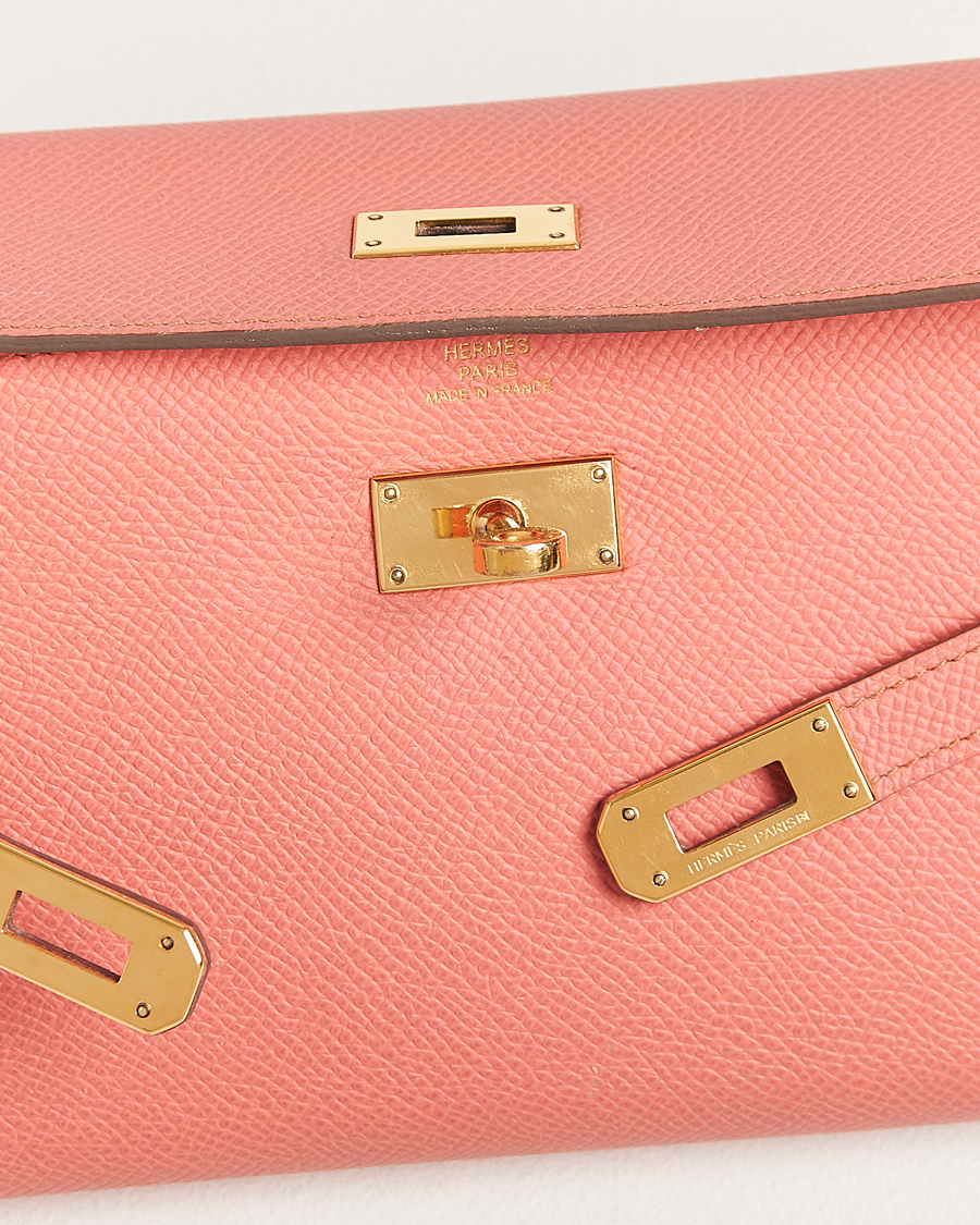 Heren | Gifts for Her | Hermès Pre-Owned | Kelly Wallet Epsom Leather Pink