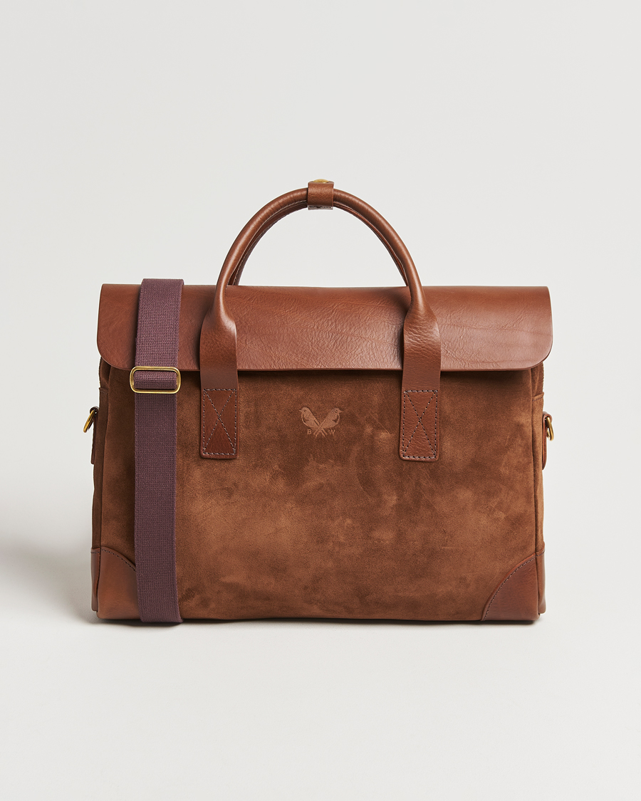 Homme | Sacs | Bennett Winch | Suede Briefcase Brown