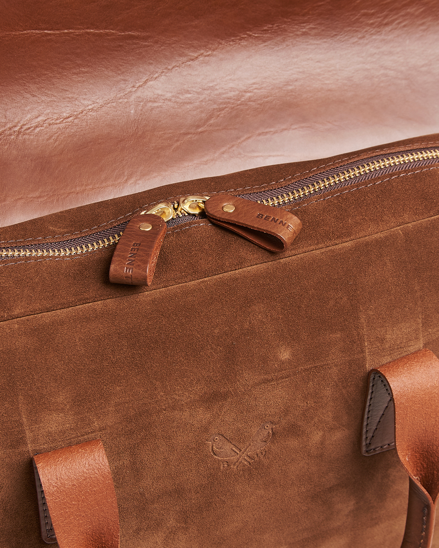 Homme | Sacs | Bennett Winch | Suede Briefcase Brown