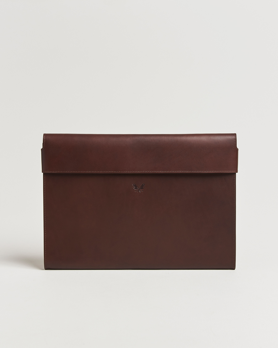 Heren | Tassen | Bennett Winch | Large Leather Folio Brown