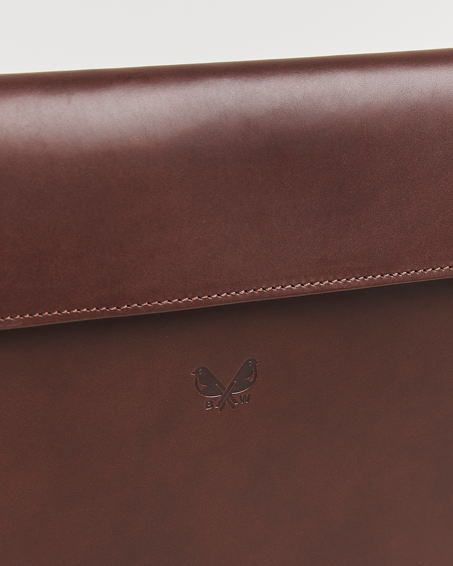 Heren | Tassen | Bennett Winch | Large Leather Folio Brown