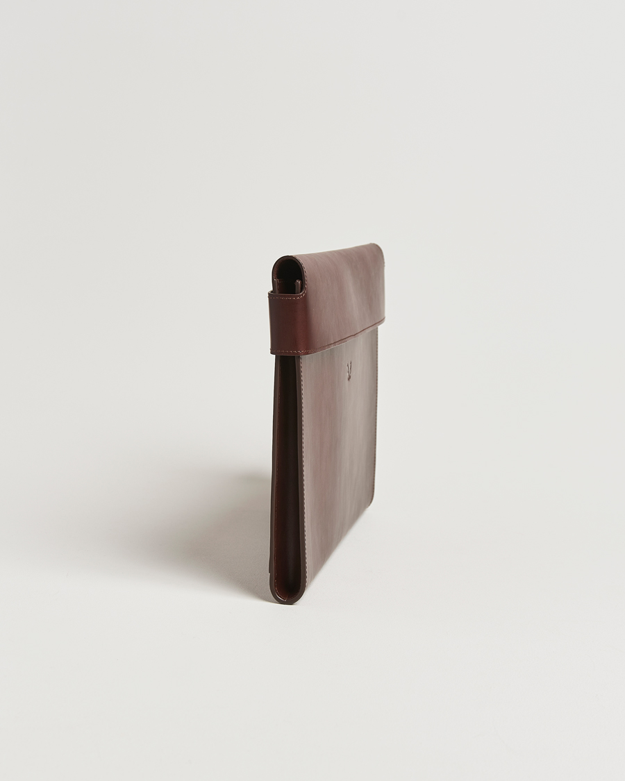 Heren | Tassen | Bennett Winch | Large Leather Folio Brown