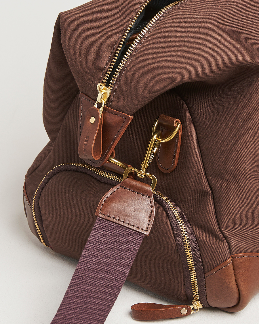 Homme | Sacs | Bennett Winch | Canvas Weekender Black Chocolate