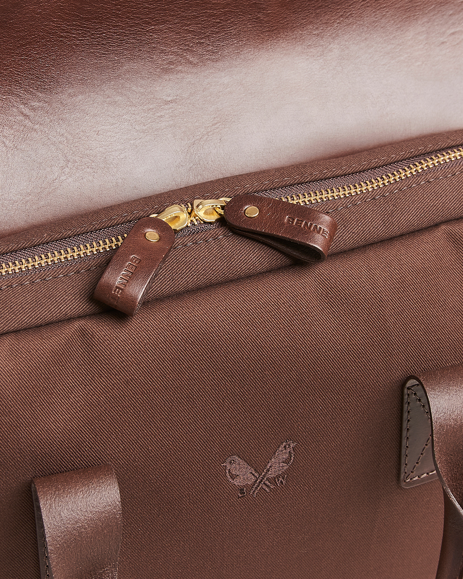Homme | Sacs | Bennett Winch | Canvas Briefcase Chocolate