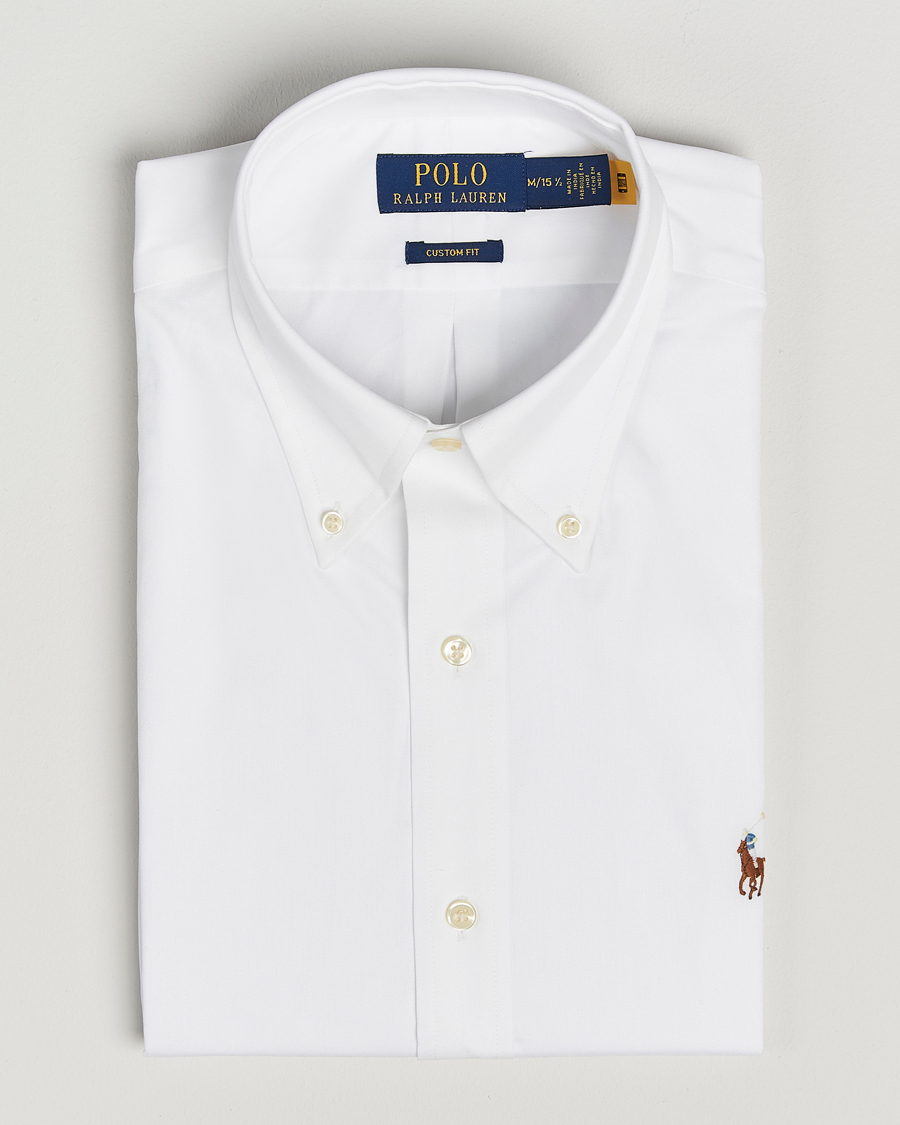 Heren | Overhemden | Polo Ralph Lauren | Custom Fit Oxford Dress Shirt White