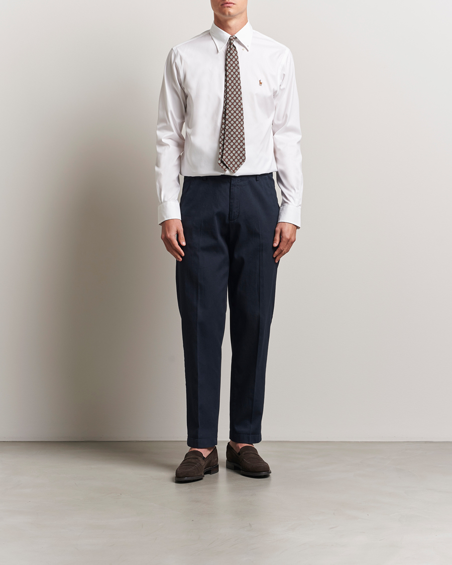 Heren | Overhemden | Polo Ralph Lauren | Custom Fit Oxford Dress Shirt White