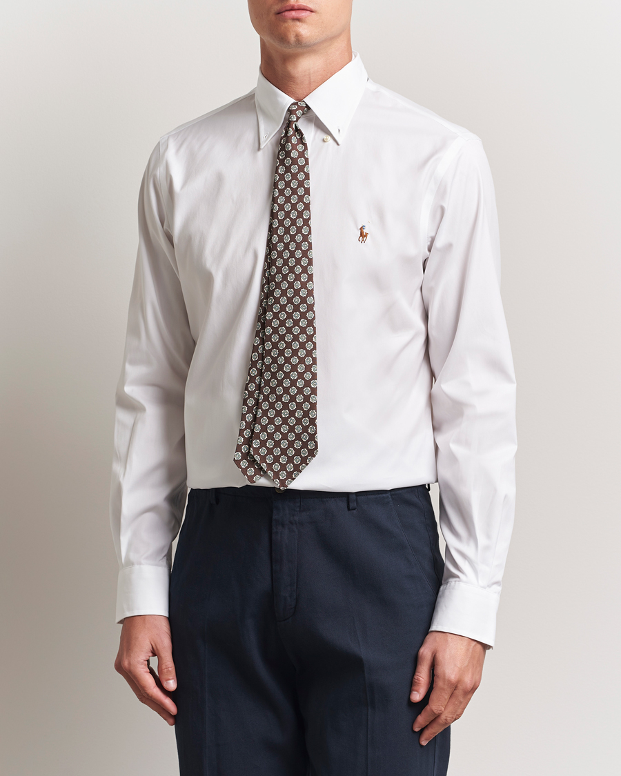 Heren | Overhemden | Polo Ralph Lauren | Custom Fit Oxford Dress Shirt White