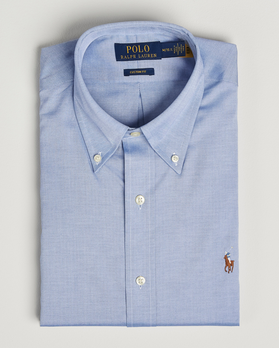 Heren | Overhemden | Polo Ralph Lauren | Custom Fit Oxford Dress Shirt True Blue