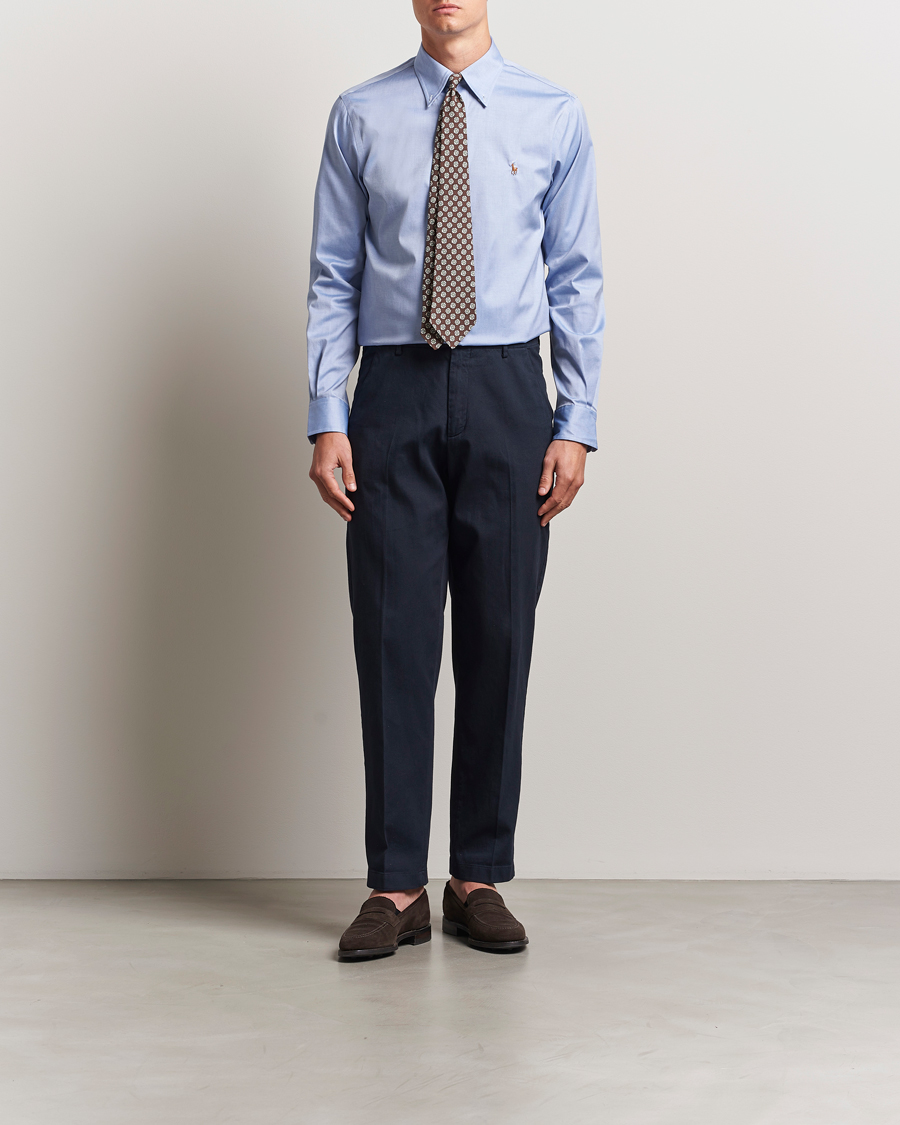 Heren | Overhemden | Polo Ralph Lauren | Custom Fit Oxford Dress Shirt True Blue