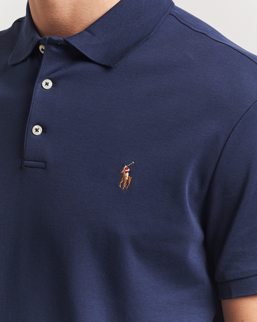 Heren | Polo's | Polo Ralph Lauren | Custom Slim Fit Cotton Polo Refined Navy