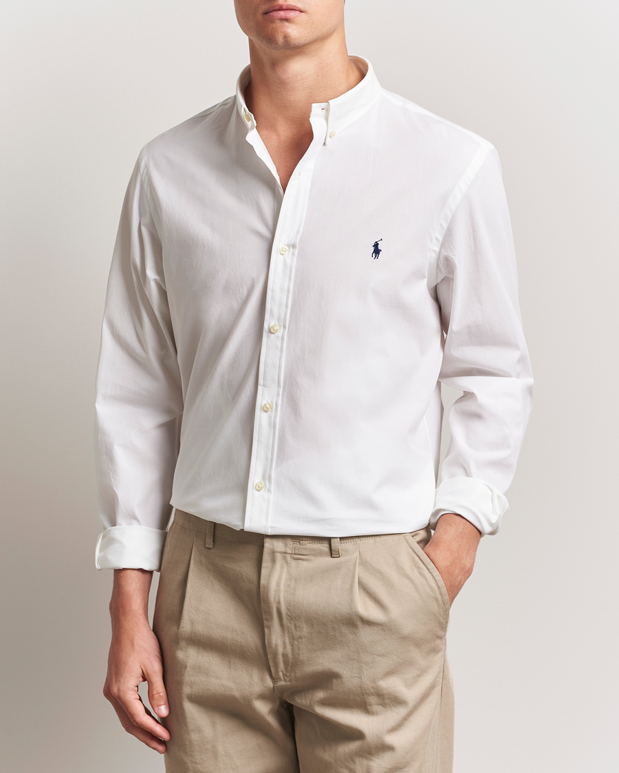 Homme | Chemises | Polo Ralph Lauren | Slim Fit Poplin Shirt White