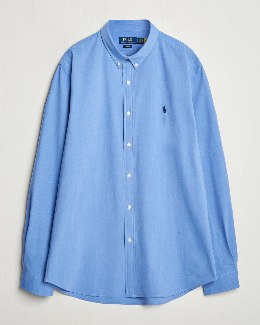 Homme | Chemises | Polo Ralph Lauren | Slim Fit Poplin Shirt Blue End on End