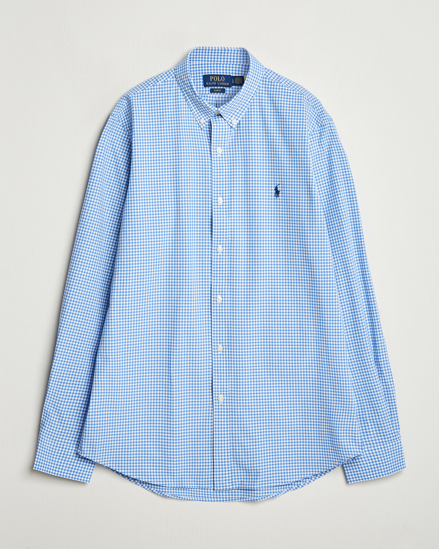 Homme | Chemises | Polo Ralph Lauren | Slim Fit Poplin Shirt Blue/Check