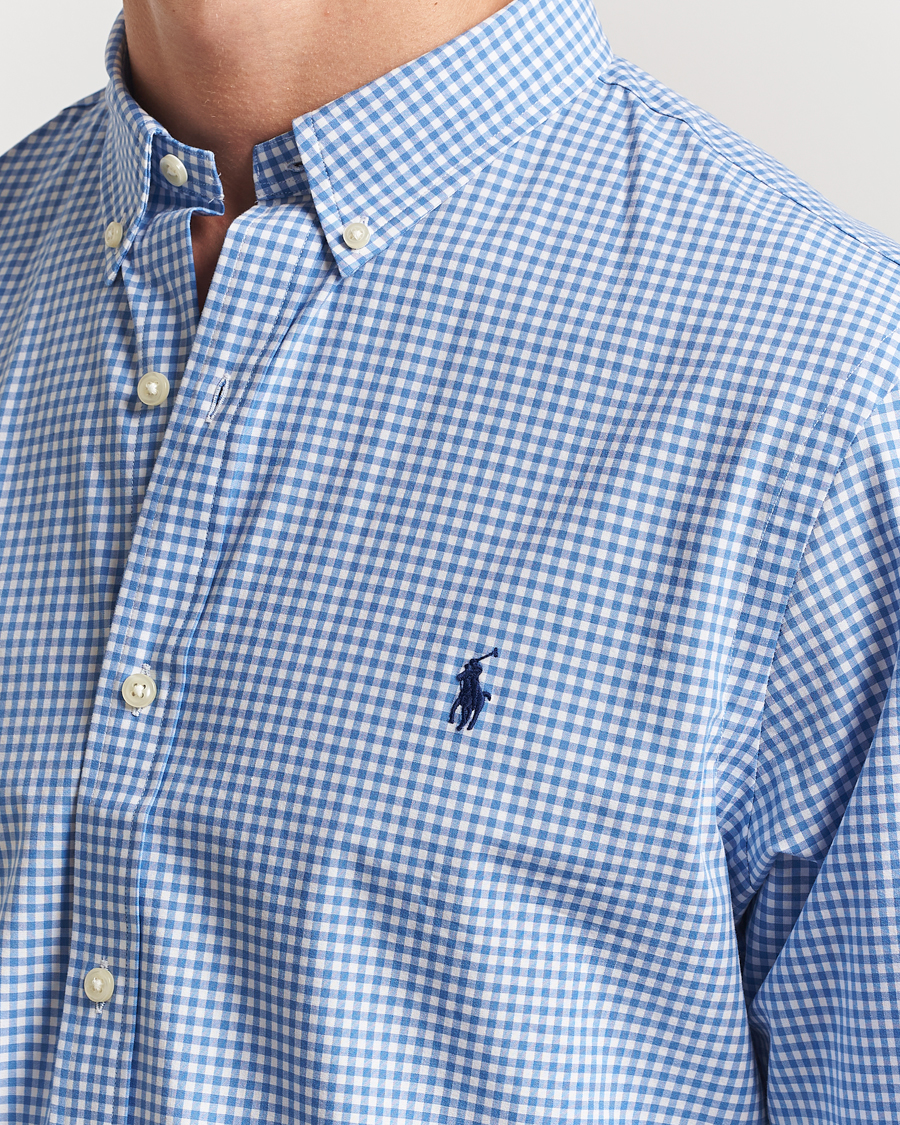 Heren | Overhemden | Polo Ralph Lauren | Slim Fit Poplin Shirt Blue/Check