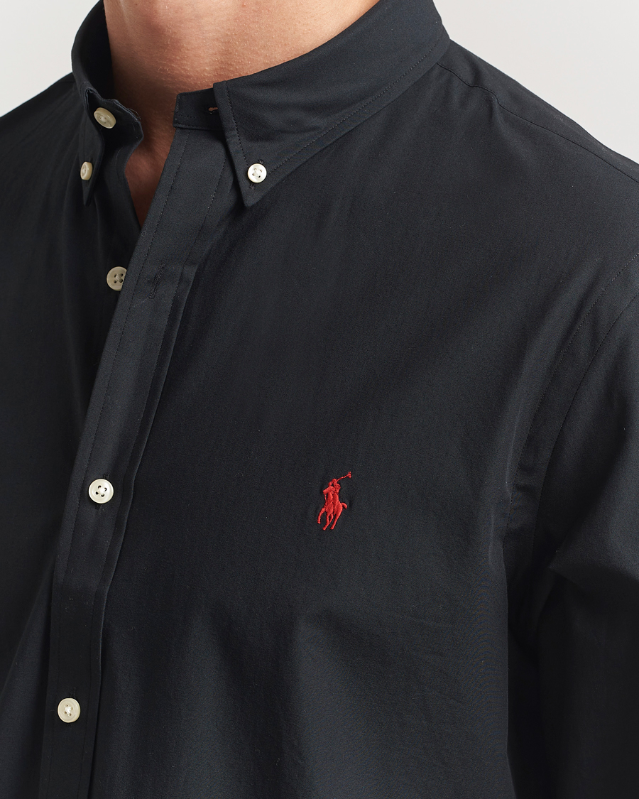 Homme | Chemises | Polo Ralph Lauren | Slim Fit Poplin Shirt Polo Black