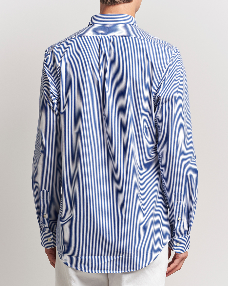 Homme | Chemises | Polo Ralph Lauren | Slim Fit Poplin Shirt Blue/White Bengal Stripe