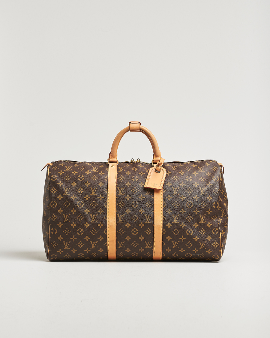 Homme | Pre-Owned & Vintage Bags | Louis Vuitton Pre-Owned | Keepall 50 Monogram
