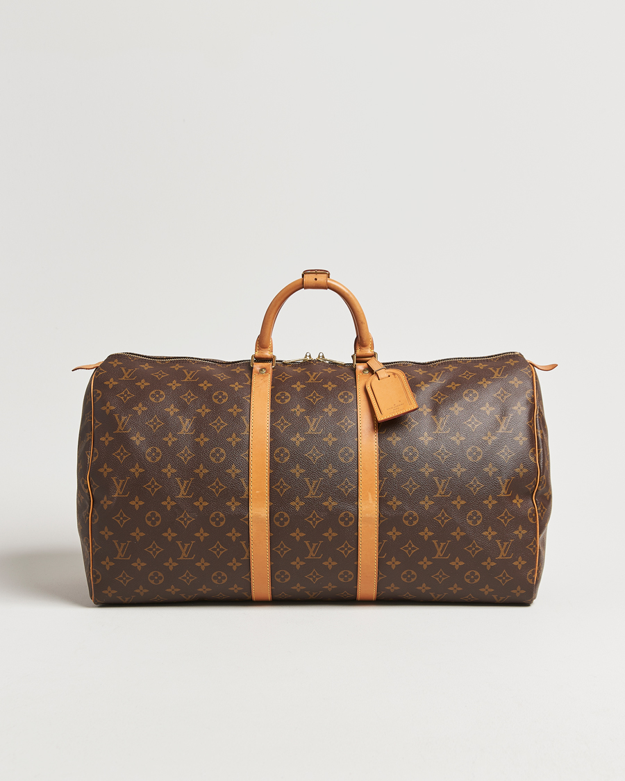 Homme | Pre-Owned & Vintage Bags | Louis Vuitton Pre-Owned | Keepall 55 Monogram