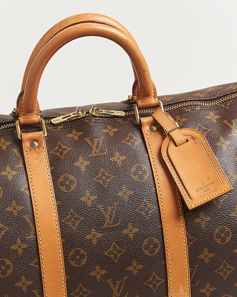 Homme | Pre-Owned & Vintage Bags | Louis Vuitton Pre-Owned | Keepall 55 Monogram