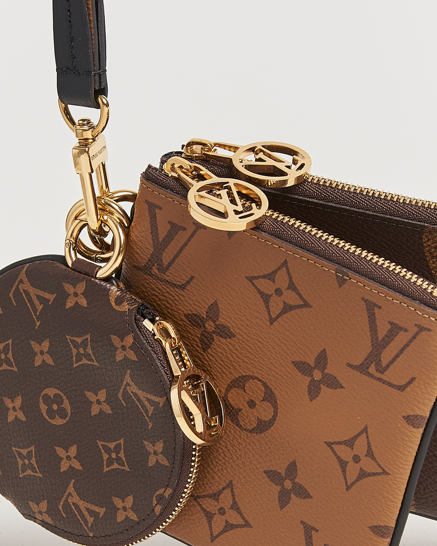 Homme | Louis Vuitton Pre-Owned Giant Trio Pouch Reverse Monogram | Louis Vuitton Pre-Owned | Giant Trio Pouch Reverse Monogram