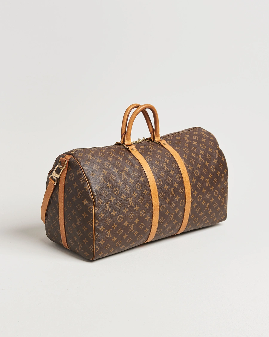 Homme | Pre-Owned & Vintage Bags | Louis Vuitton Pre-Owned | Keepall Bandoulière 55 Monogram